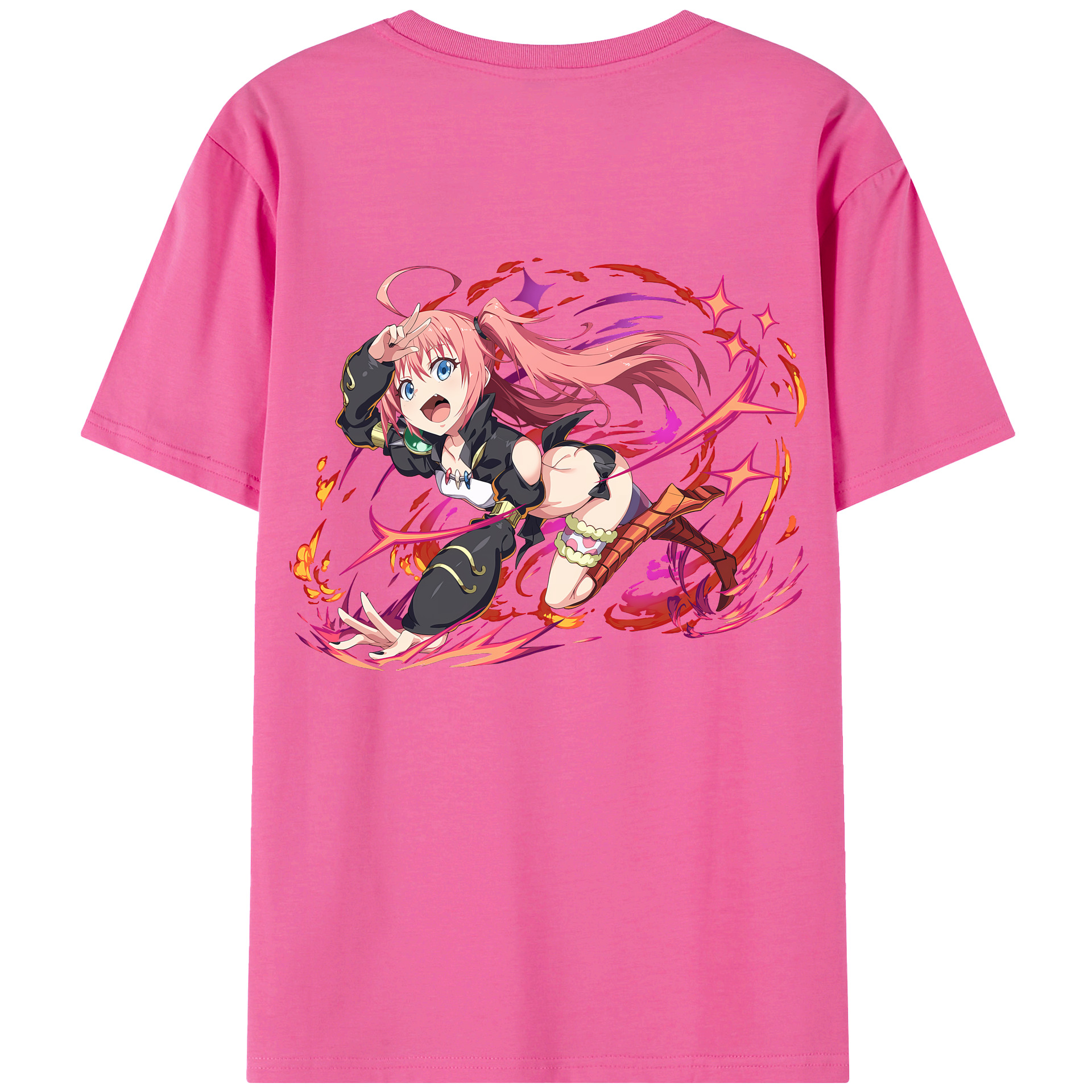 （画像用） 転スラ Regarding Reincarnated to Slime レディース半袖Tシャツ(バックプリント)